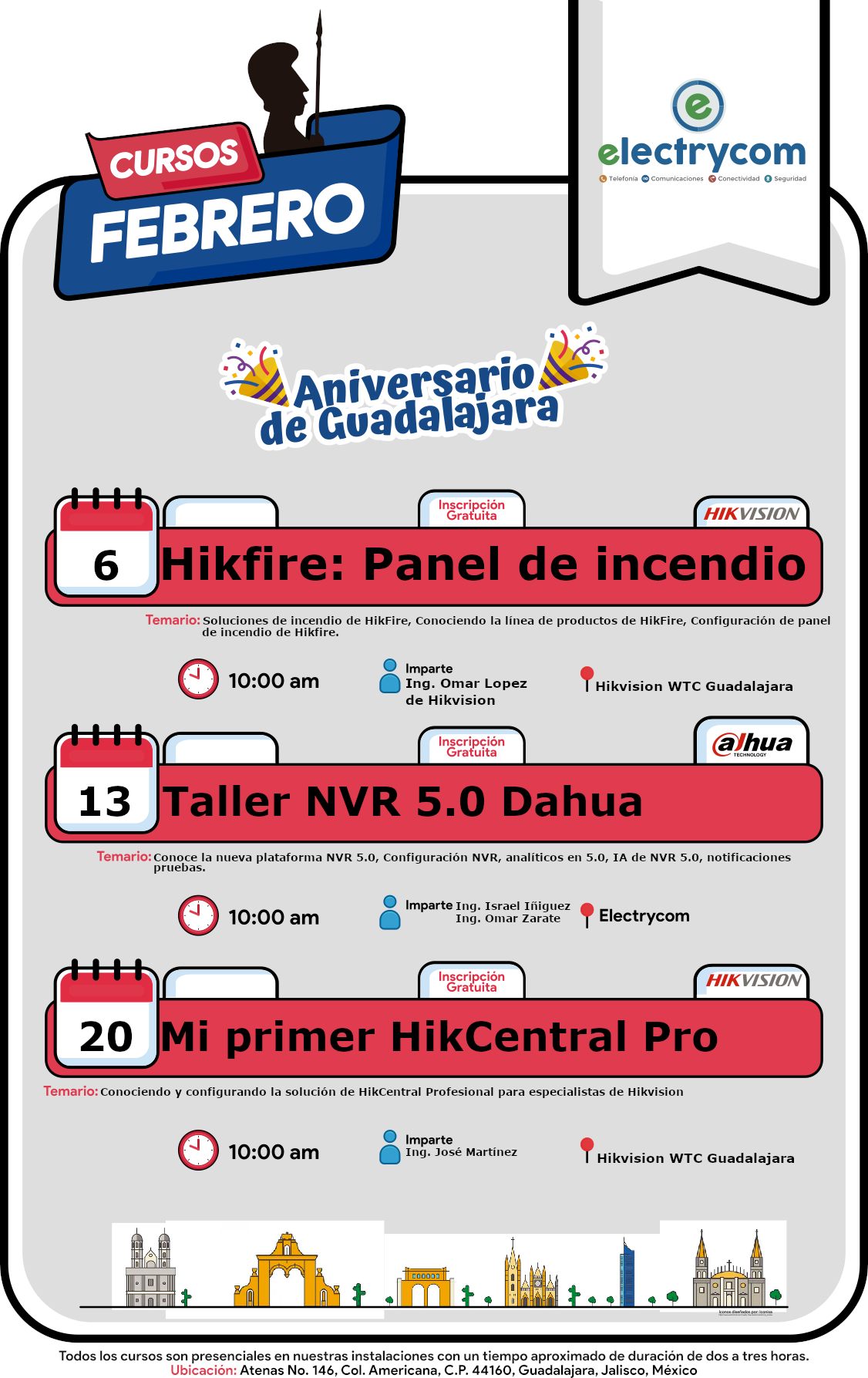 Capacitaciones en Febrero 2026